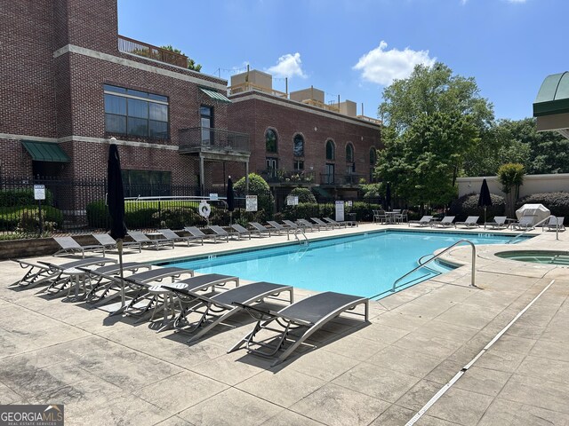 791 Wylie St SE Unit 105, Atlanta, GA 30316 - view of patio / terrace with an outdoor living space