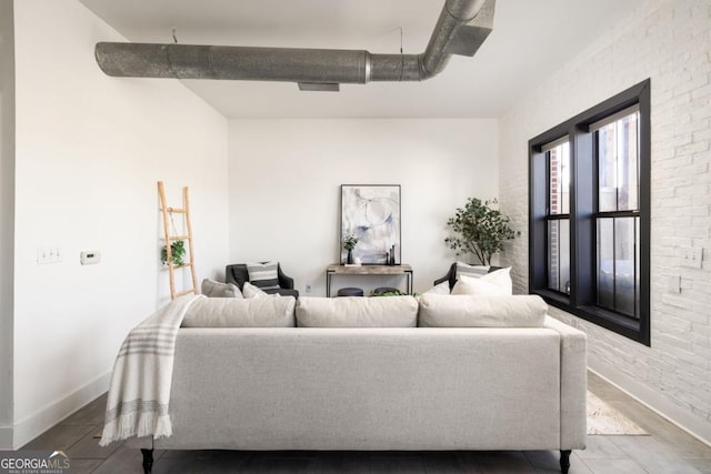 791 Wylie St SE Unit 105, Atlanta, GA 30316 - tiled living room featuring baseboards