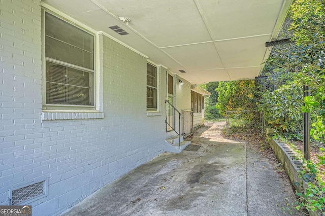 1105 S Parkwood Dr, Forest Park, GA 30297 - view of patio with visible vents