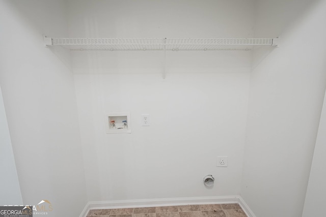 460 Mckneely Rd, Griffin, GA 30224 - laundry room with laundry area, hookup for an electric dryer, baseboards, and hookup for a washing machine