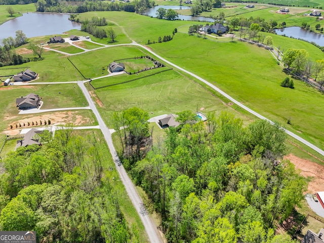 75 Flagstone Dr, Newnan, GA 30263 - aerial view of a large body of water