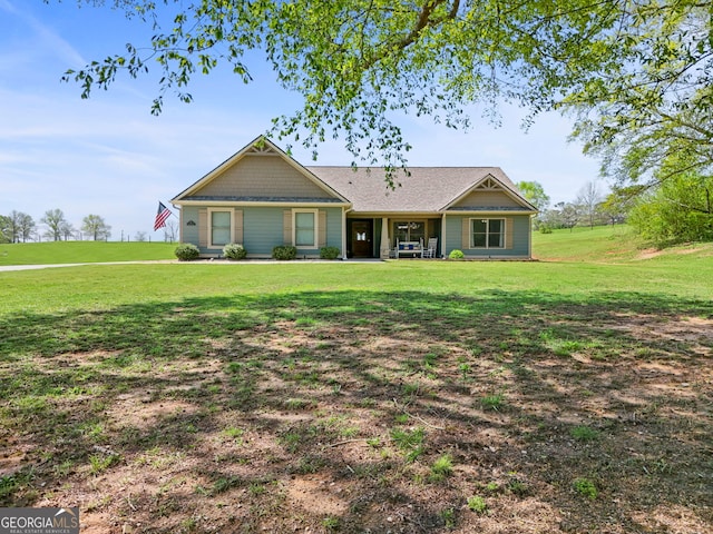 75 Flagstone Dr, Newnan, GA 30263 - ranch-style home with a front yard