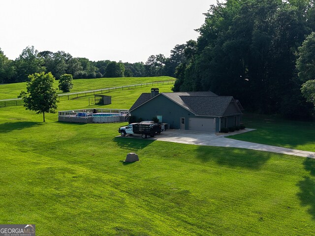75 Flagstone Dr, Newnan, GA 30263 - overview of rural landscape