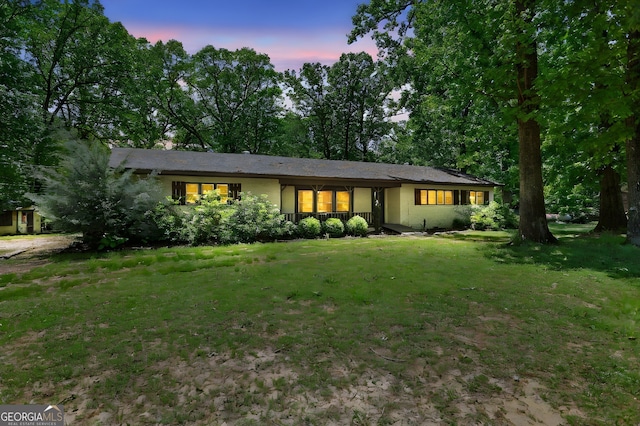 482 E Lake Rd, Mcdonough, GA 30252 - view of front of home featuring a lawn