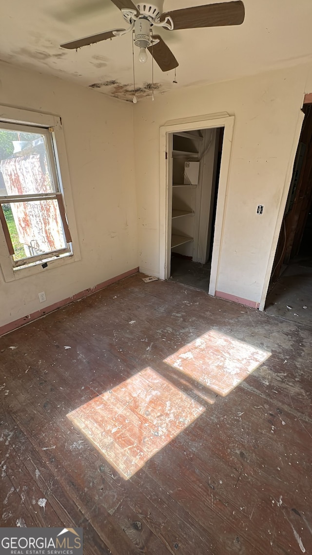 1099 Warren Dr, Riverdale, GA 30296 - unfurnished bedroom with ceiling fan and baseboards