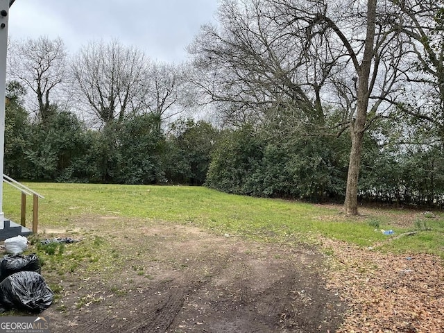view of yard