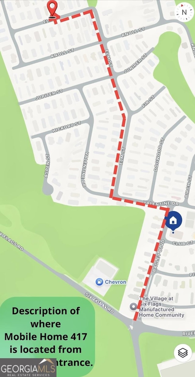 750 Six Flags Rd Lot 417, Austell, GA 30168 - map / location