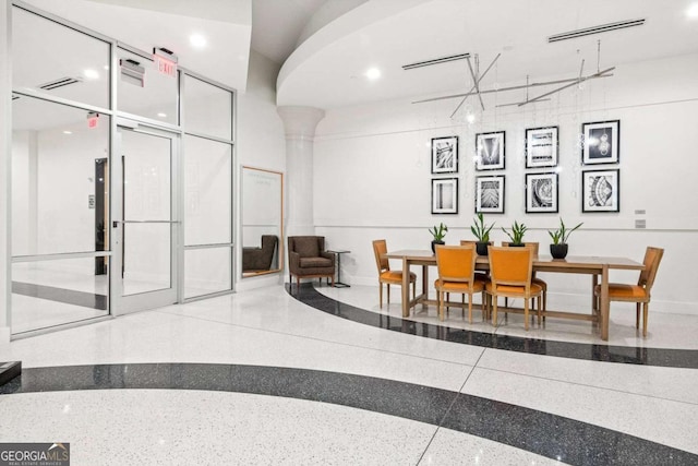common area with visible vents