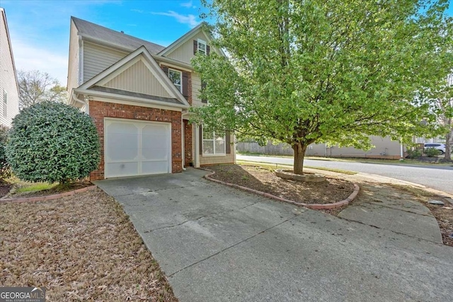 200 Arrowhead Ln, Canton, GA 30114 - view of front facade featuring concrete driveway, a garage, and brick siding