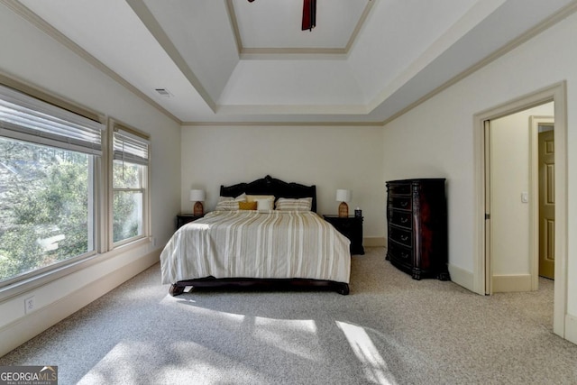 1806 Royal Troon Ct, Duluth, GA 30097 - bedroom with a raised ceiling and carpet floors