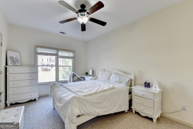 1806 Royal Troon Ct, Duluth, GA 30097 - bedroom featuring light colored carpet and ceiling fan