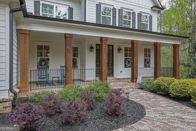 123 Townsend Pass, Alpharetta, GA 30004 - property entrance with covered porch