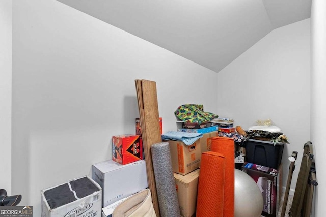 view of storage