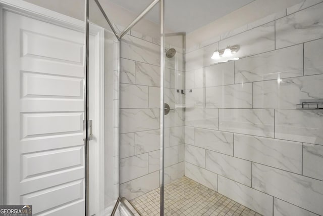 full bath with a stall shower