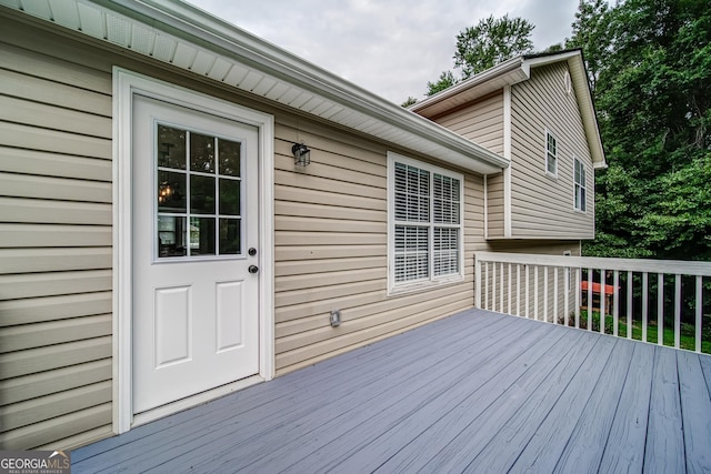 61 Meadowbrook Ln, Carrollton, GA 30117 - view of wooden deck