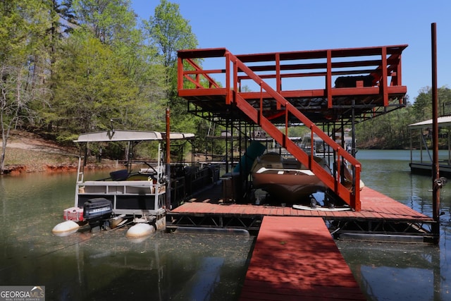 4650 Perry Rd, Gainesville, GA 30506 - dock area with a water view