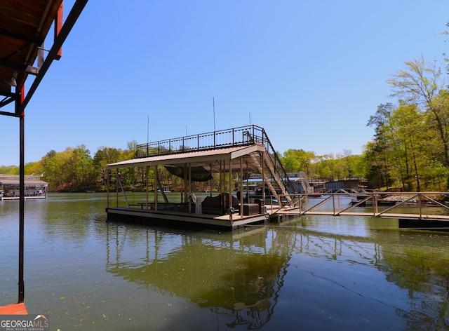 4650 Perry Rd, Gainesville, GA 30506 - dock area with a water view