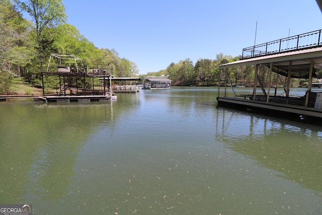4650 Perry Rd, Gainesville, GA 30506 - view of dock with a water view