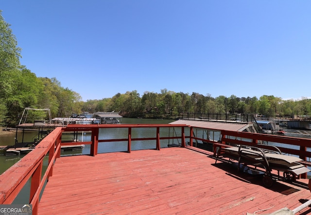 4650 Perry Rd, Gainesville, GA 30506 - dock area with a water view