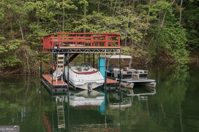 4650 Perry Rd, Gainesville, GA 30506 - view of dock featuring a water view