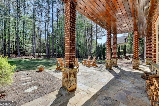 view of patio