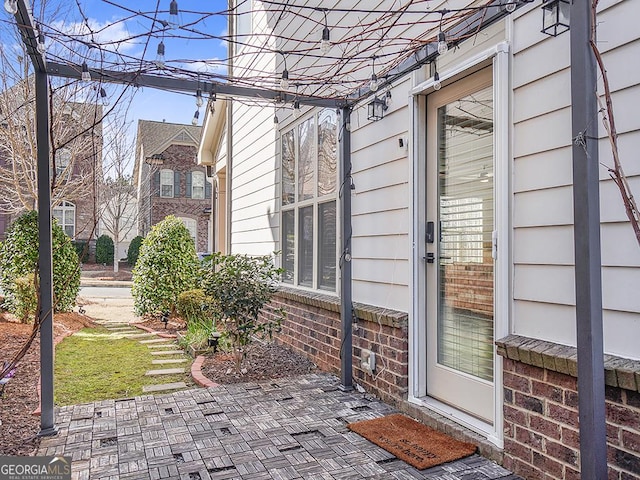 4343 Ainsley Mill Ln, Duluth, GA 30097 - property entrance featuring brick siding