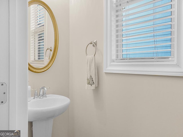 4343 Ainsley Mill Ln, Duluth, GA 30097 - bathroom featuring a sink and plenty of natural light