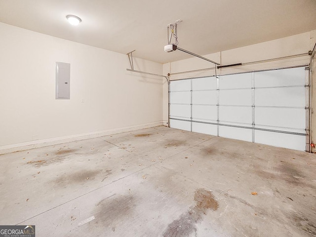 4343 Ainsley Mill Ln, Duluth, GA 30097 - garage with electric panel and a garage door opener