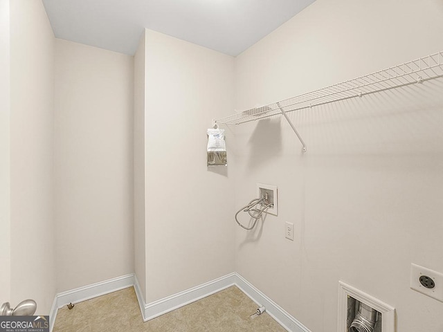 4343 Ainsley Mill Ln, Duluth, GA 30097 - laundry room featuring baseboards, electric dryer hookup, laundry area, and hookup for a washing machine