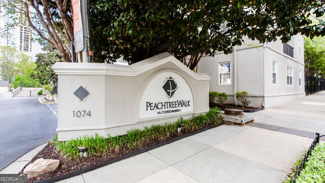 1074 Peachtree Walk NE Unit 115, Atlanta, GA 30309 - view of community sign