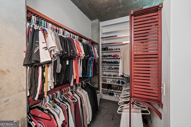 3324 Peachtree Rd NE Unit 1518, Atlanta, GA 30326 - walk in closet featuring carpet