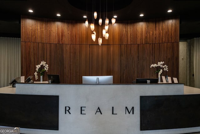 3324 Peachtree Rd NE Unit 1518, Atlanta, GA 30326 - welcome area featuring a notable chandelier