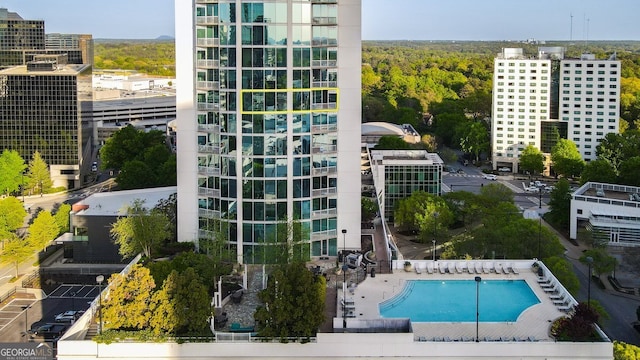 3324 Peachtree Rd NE Unit 1518, Atlanta, GA 30326 - exterior space with a community pool