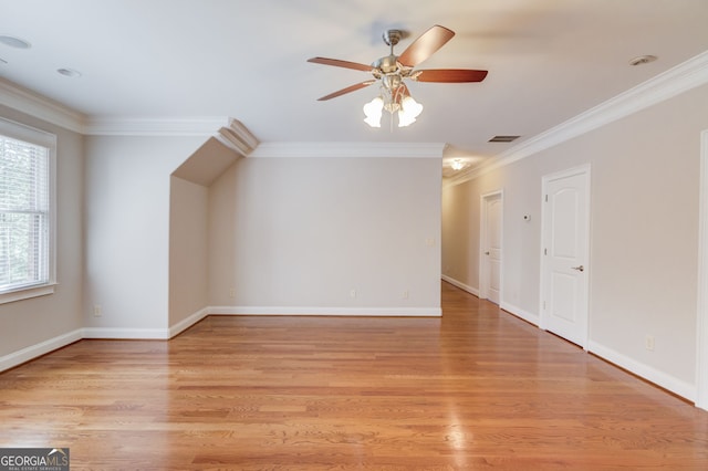 476 Walnut Rd, Hoschton, GA 30548 - bonus room featuring ceiling fan and light wood finished floors