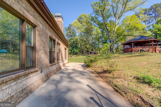 476 Walnut Rd, Hoschton, GA 30548 - view of patio / terrace with a gazebo