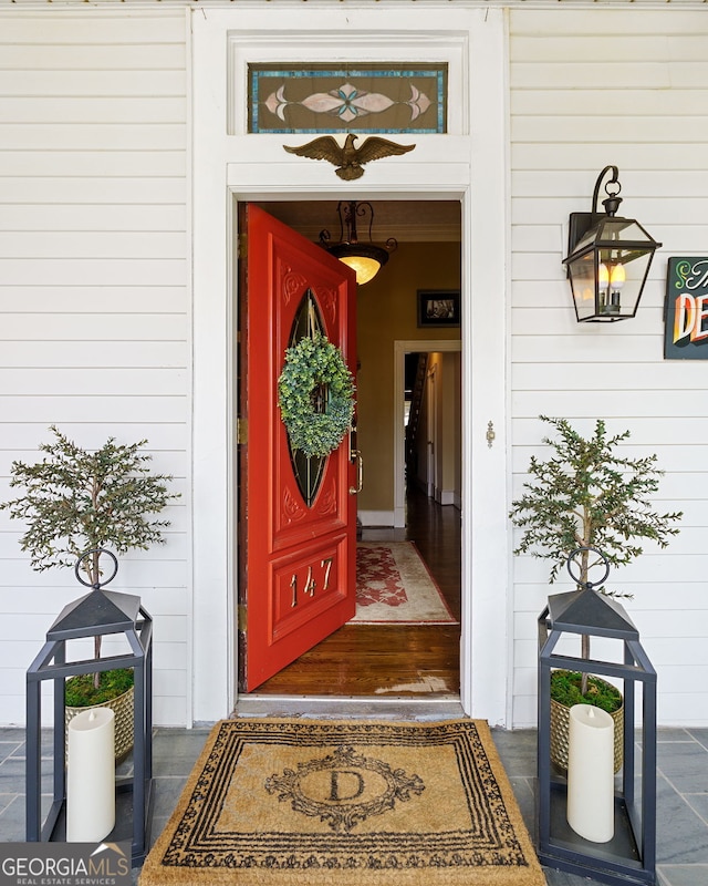 view of entrance to property