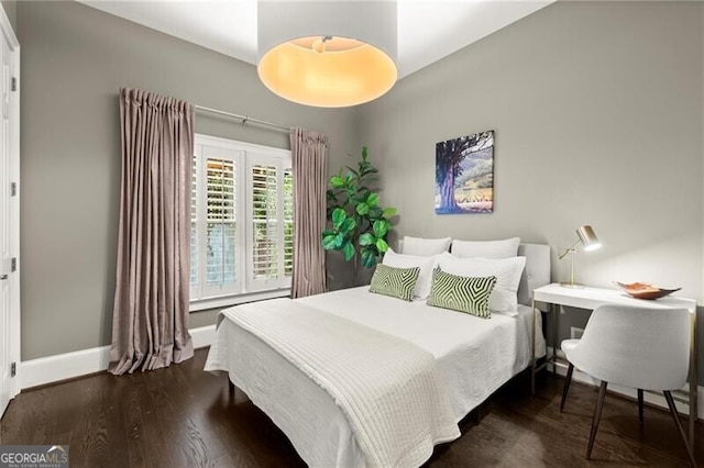 3749 Watkins Pl NE, Brookhaven, GA 30319 - bedroom featuring wood finished floors and baseboards