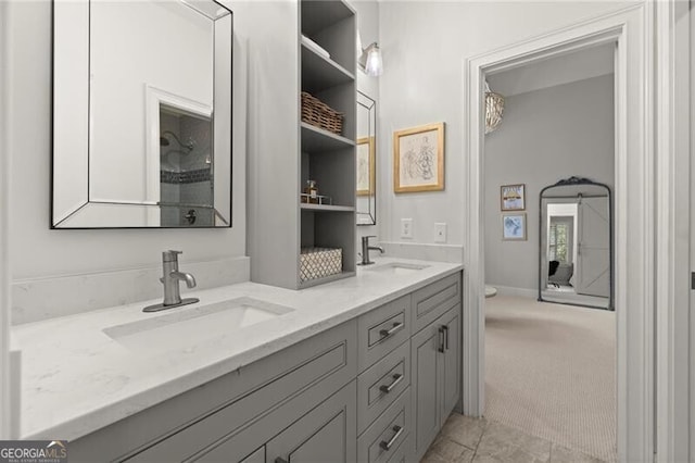 3749 Watkins Pl NE, Brookhaven, GA 30319 - full bathroom with double vanity