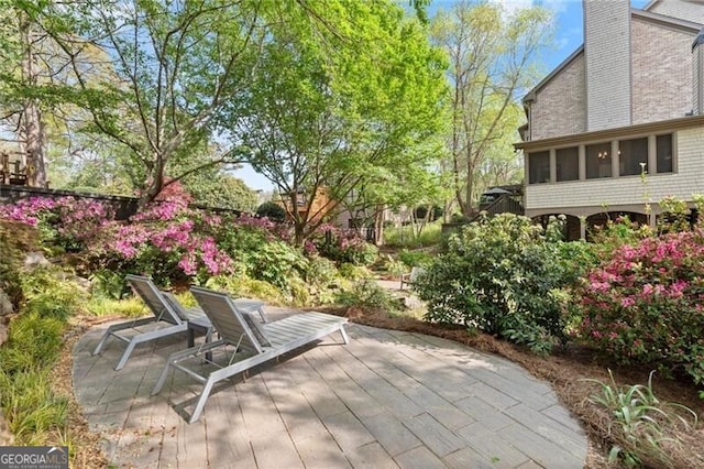 3749 Watkins Pl NE, Brookhaven, GA 30319 - view of patio / terrace featuring a wooden deck