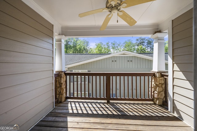 503 Madison Ct Unit 503, Smyrna, GA 30080 - wooden deck featuring ceiling fan