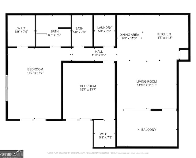 503 Madison Ct Unit 503, Smyrna, GA 30080 - floor plan