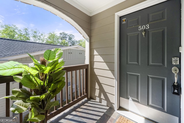 503 Madison Ct Unit 503, Smyrna, GA 30080 - view of exterior entry featuring a shingled roof