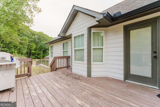 204 Arapahoe Ct, Villa Rica, GA 30180 - view of wooden deck