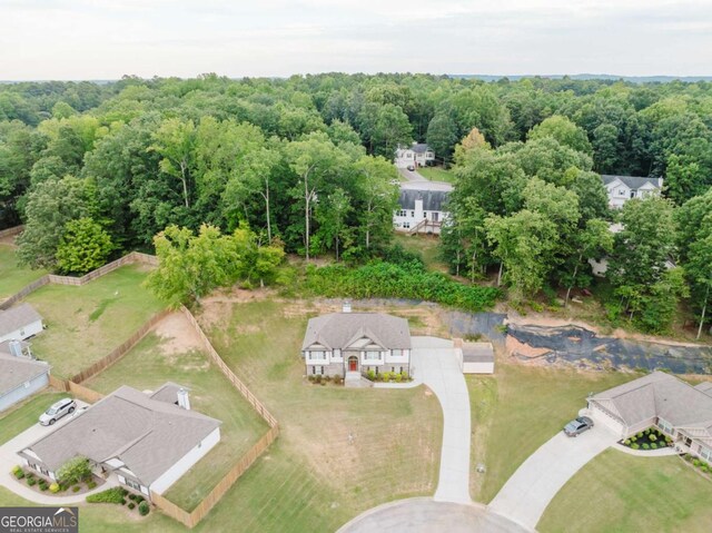 204 Arapahoe Ct, Villa Rica, GA 30180 - drone / aerial view featuring a view of trees