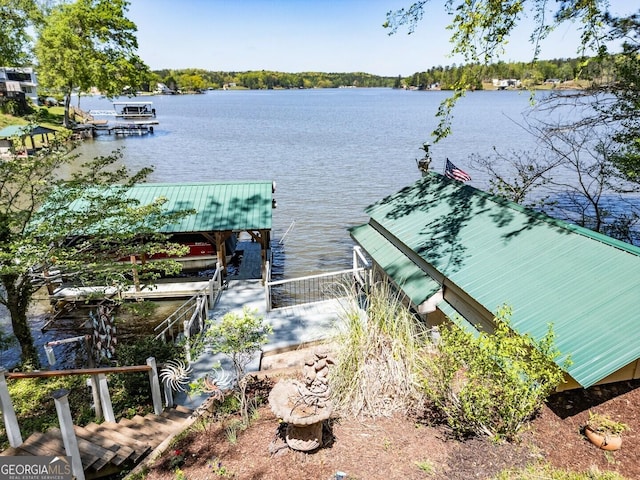 2 Blue Heron Dr, Monticello, GA 31064 - view of dock with a water view