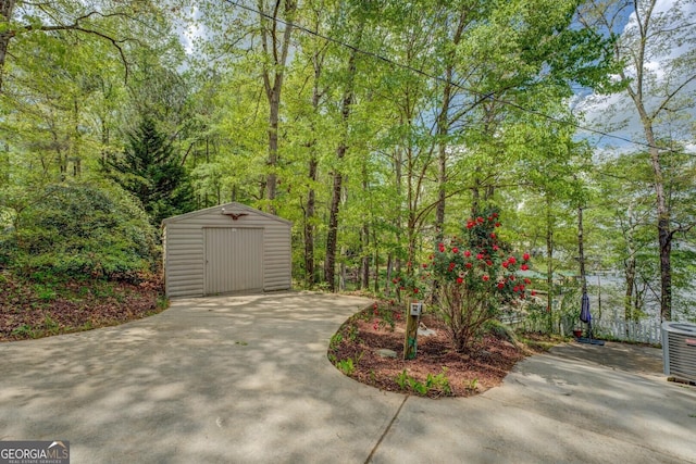 2 Blue Heron Dr, Monticello, GA 31064 - exterior space with a shed, cooling unit, and an outdoor structure