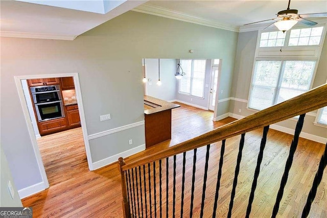 974 Regal Hills Ln, Mableton, GA 30126 - staircase featuring baseboards and wood finished floors