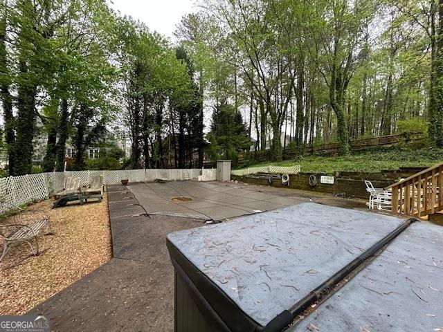 525 Brooksdale Dr, Woodstock, GA 30189 - view of patio / terrace with a fenced backyard