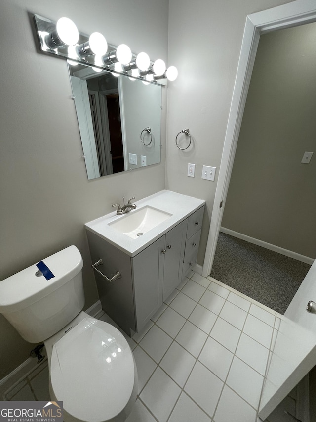 3621 Stedman Pl, Duluth, GA 30096 - bathroom featuring vanity and tile patterned floors