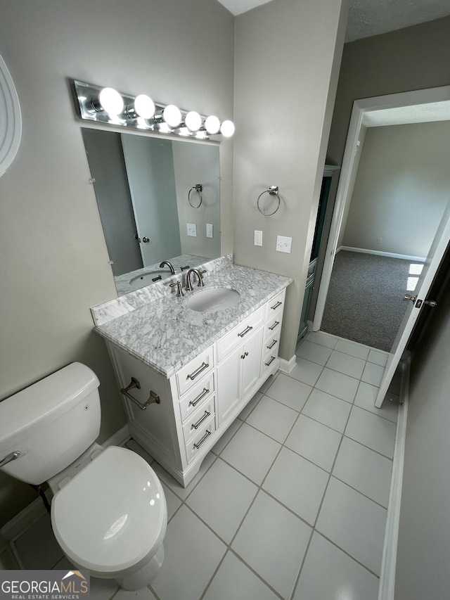 3621 Stedman Pl, Duluth, GA 30096 - bathroom with vanity and tile patterned flooring